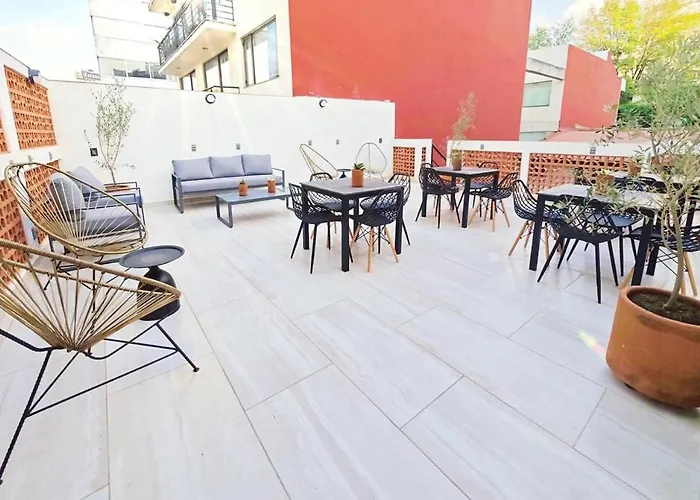 Apartment Luz Maria 10 Maiahome Moderno Loft Polanco Con Ac Y Terraza Mexico City