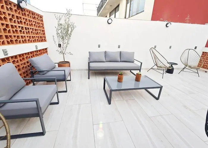 Luz Maria 10 Maiahome Moderno Loft Polanco Con Ac Y Terraza Mexico City